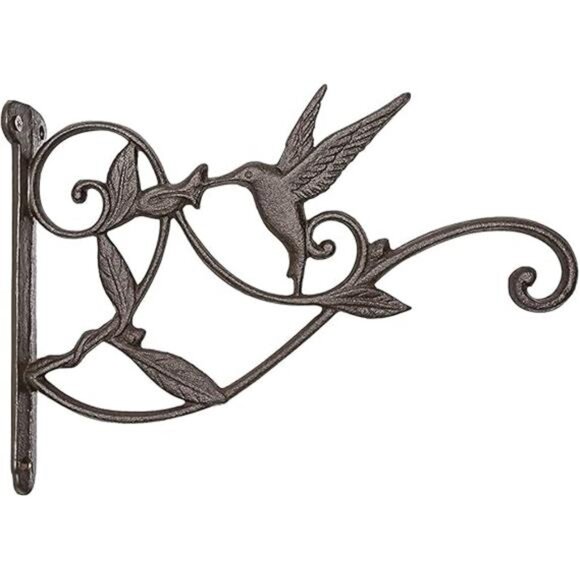 Hanging Plant Bracket Hook Iron Decorative Plant Hanger for Flower Basket - Picture 7 of 7